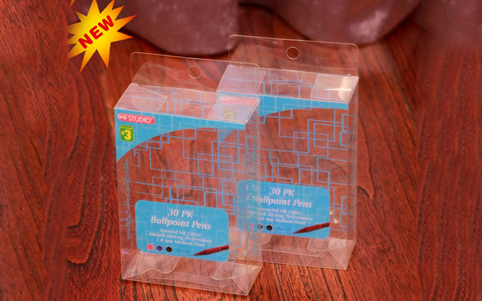 PVC、PET、PP透明塑料包装彩盒印刷