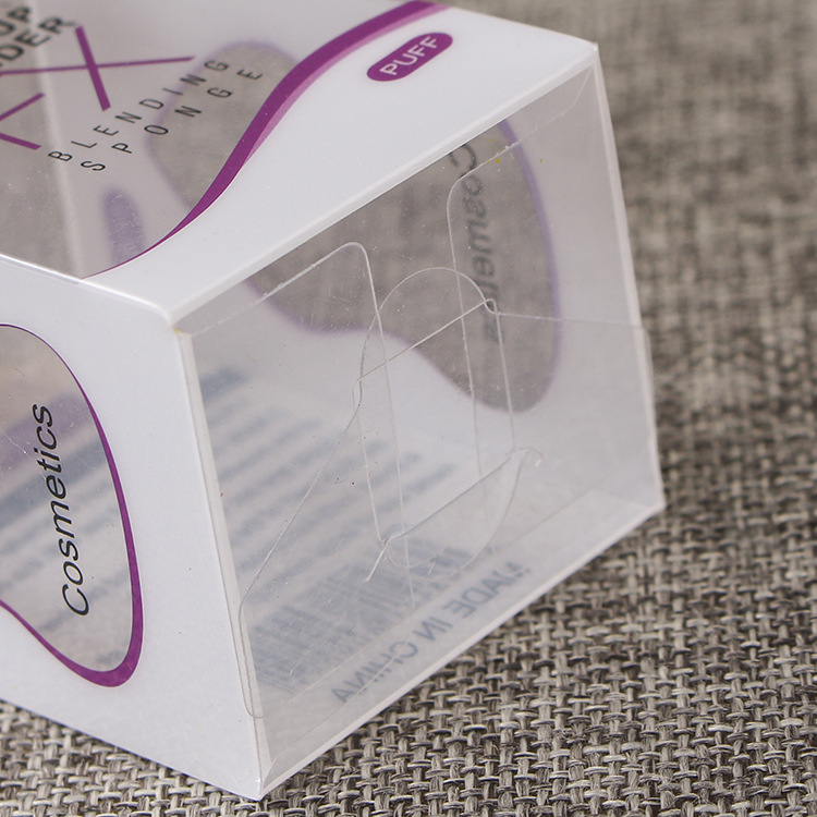 透明pet盒 环保彩印化妆品工具包装盒
